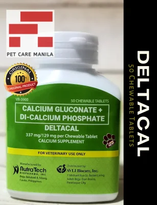Deltacal Calcium Supplement Chewable 50 Tablets