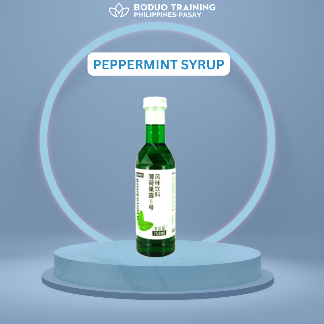 Boduo Peppermint Concentrated Syrup for milk tea Soda Cocktail Fruit
