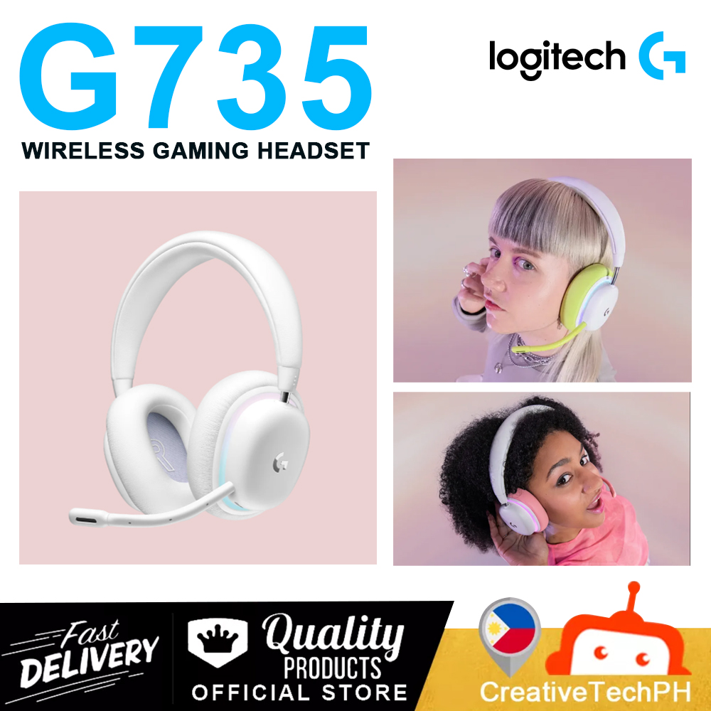 Logitech Aurora Collection G Wireless Gaming Headset Off White