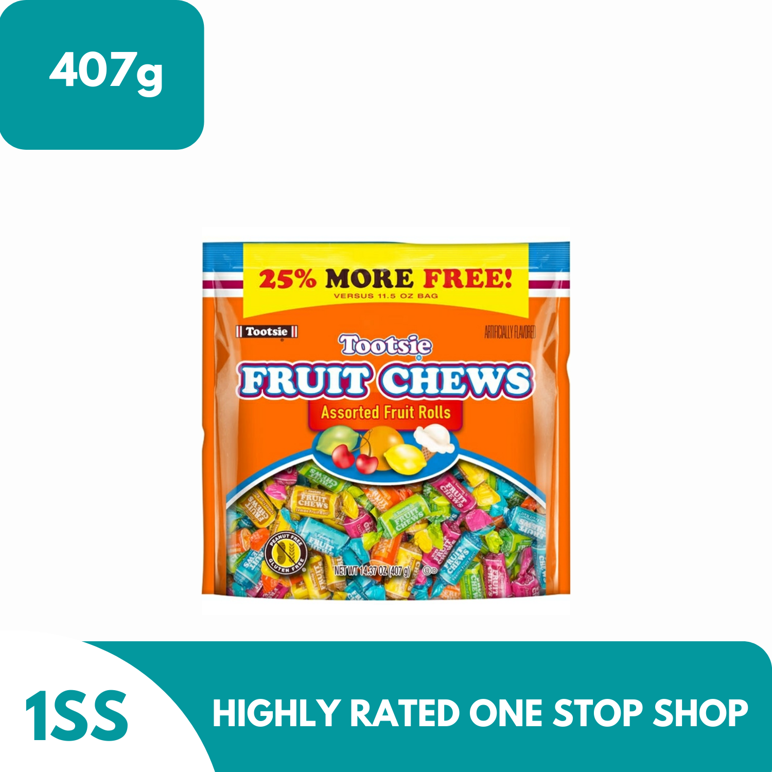 Tootsie Fruit Chews 407g (packaging may vary) Lazada PH