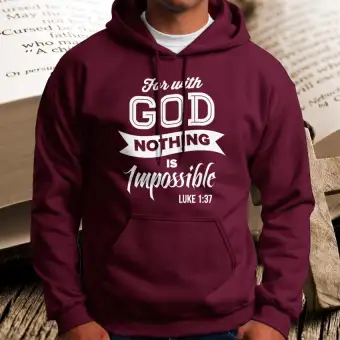 Bible Verse For With God Nothing Is Impossible Scripture Christian