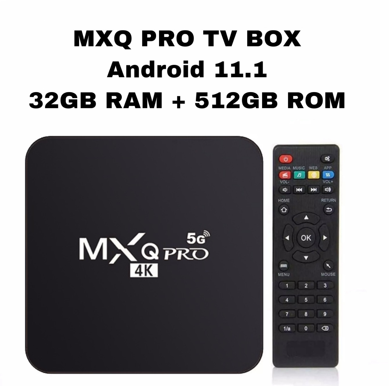 The New 5G M XQ PRO 4k 5g 16GB+256GB Android Smart TV Box 4k HD High