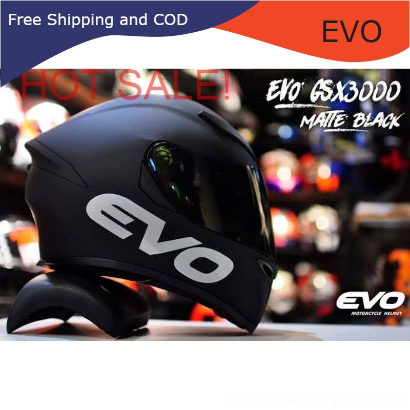 Shop Evo Helmet Matte Black Full Face 