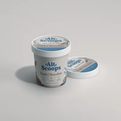 Alt Scoops Dairy-Free Vegan Ice Cream Dark Chocolate