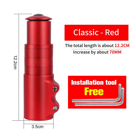Riser Extender Bike Fork Stem Extender Handlebar Riser Adapter MTB