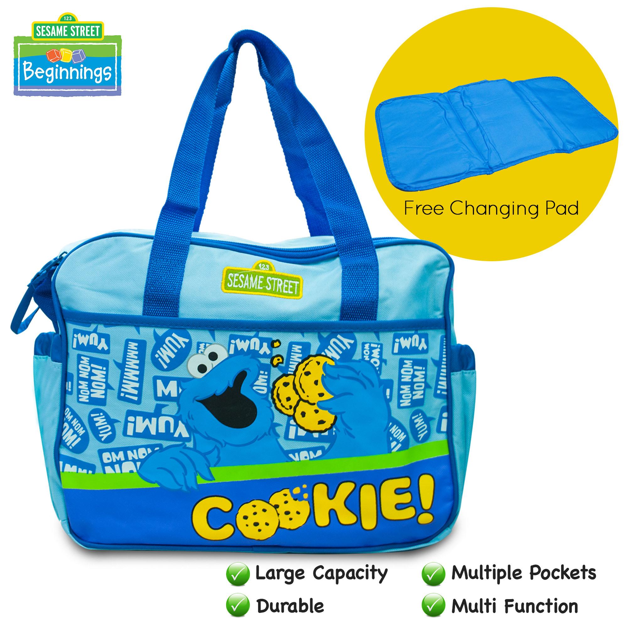 Sesame Street Beginnings 2 Way Multi Function And Durable Newborn Hospital Diaper Bags With Free 8805