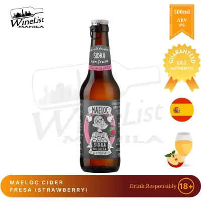 Maeloc Strawberry Hard Cider | Spain | Cider 500ml