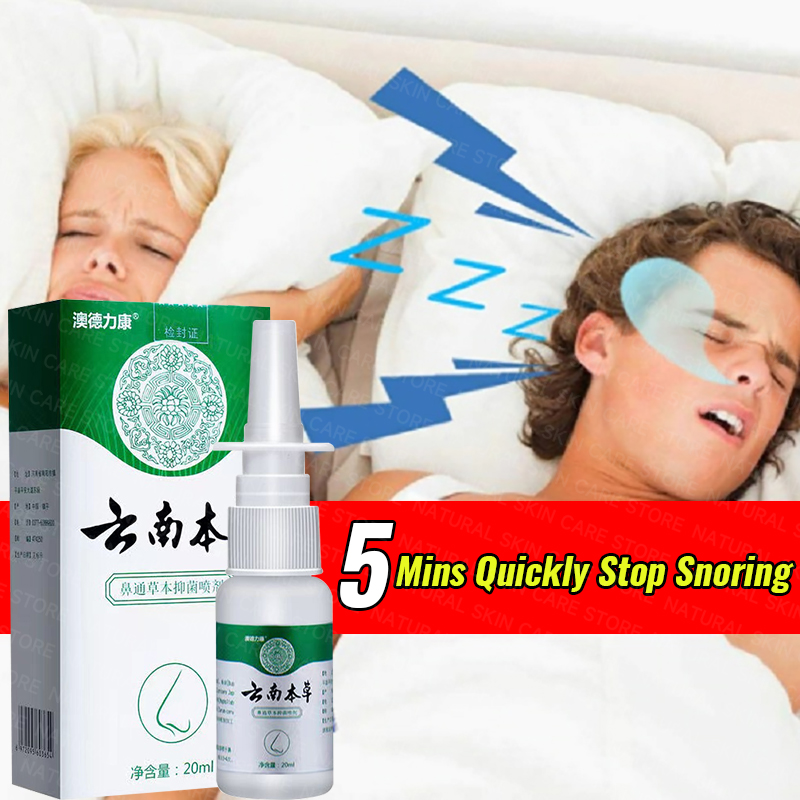 Nasal spray for sinusitis Fast Effect Herbal Spray 20ML Reduce Snoring