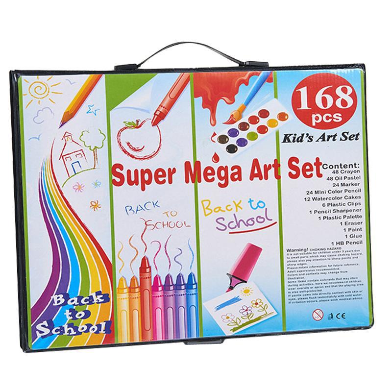 Super Mega Art Set For Kids Coloring Material Tools Art & Activity Set  Ensemble D' Art for Kids