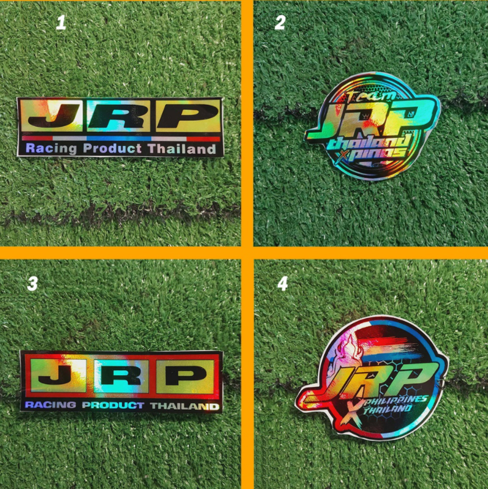 Jrp Sticker Design Hologram JRP Thai laminated waterproof vinyl Stickers set | Lazada PH