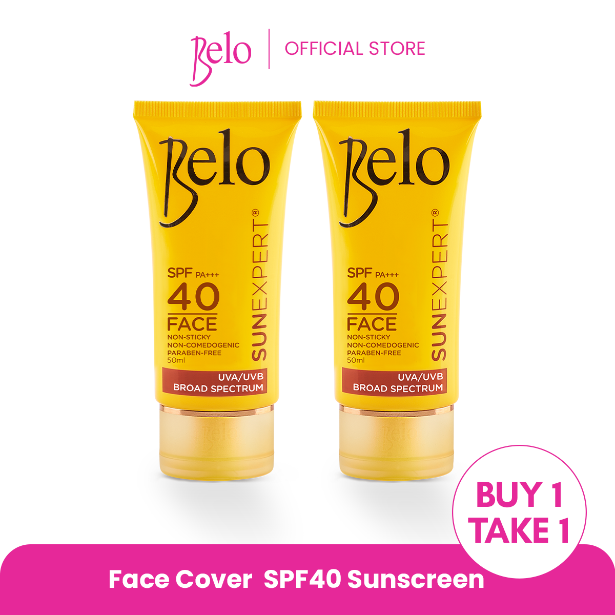 Belo SunExpert Face Cover SPF40 50mL Buy 1 Take 1 | Lazada PH