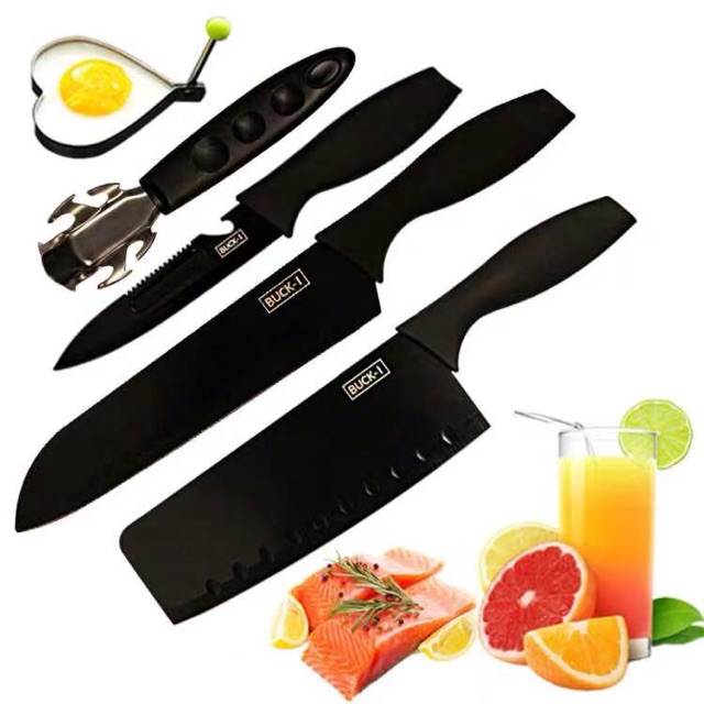 5PCS BUCK 1 KNIFE SET /KITCHEN KNIVES Lazada PH