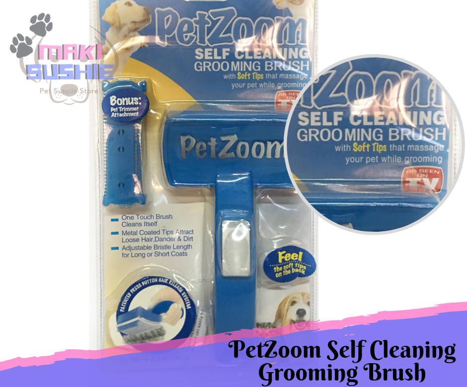 PetZoom Self Cleaning Grooming Brush Lazada PH