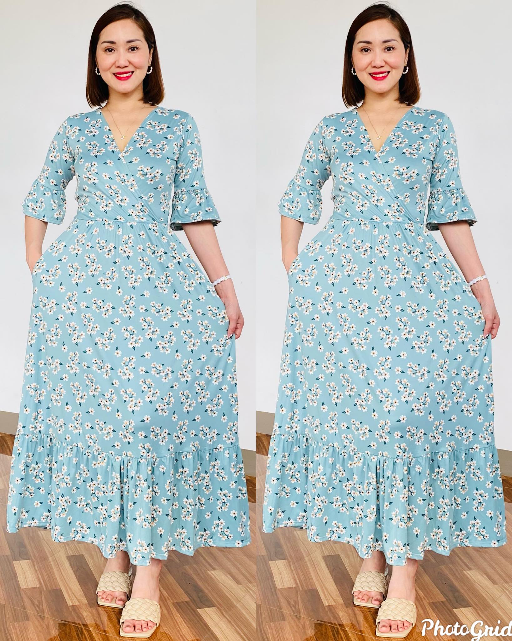 LaTaRa Layered Maxi Dress