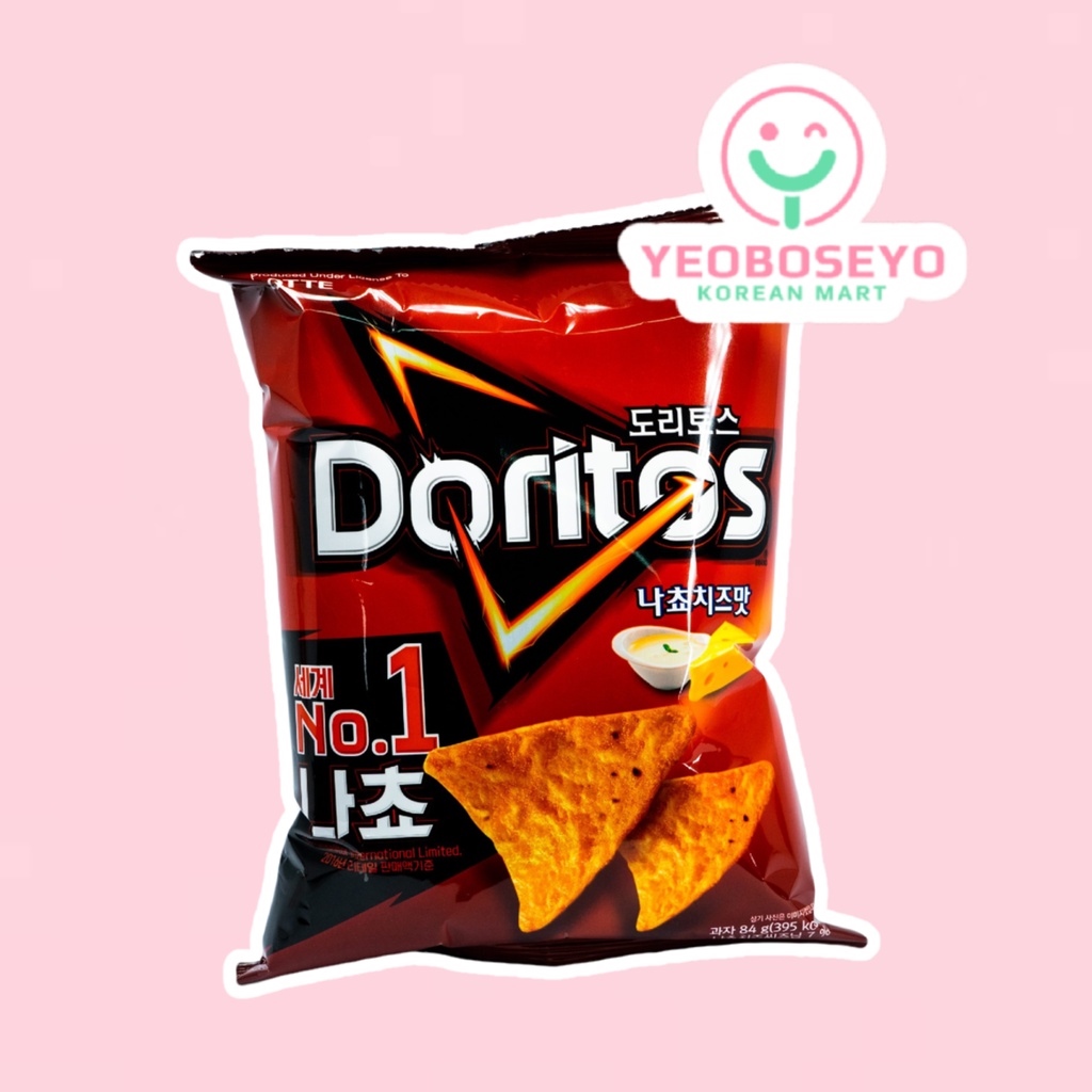 Delicious LOTTE DORITOS NACHO CHEESE/ RIBS CHICKEN FLAVOR 84G | Lazada PH