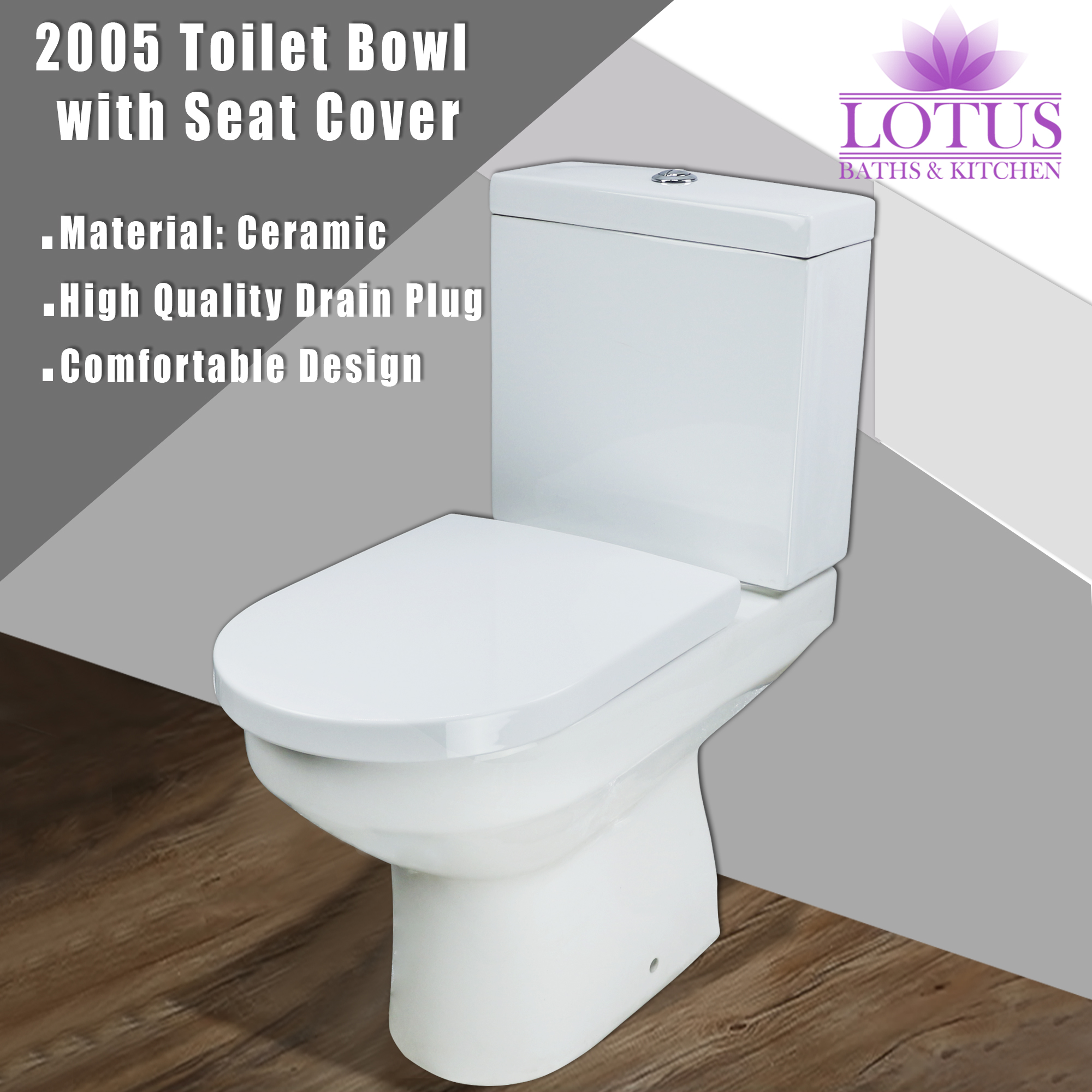 Lotus Baths 2005 Ceramic Bathroom Water Saving Water Closet Inidoro