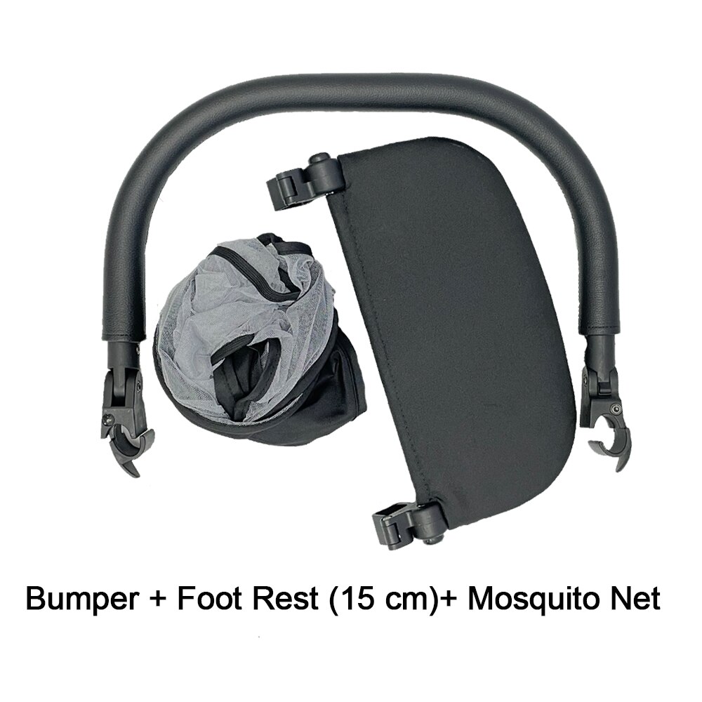 Baby Stroller Accessories Bumper Bar Leg Rest Mosquito Net For Babyzen