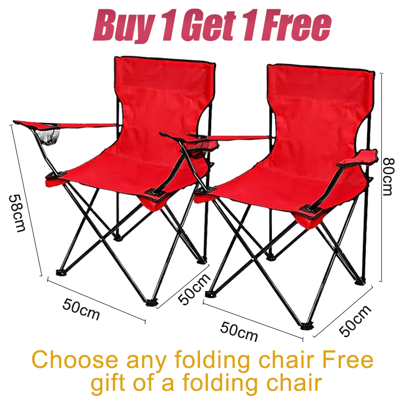 Camping Foldable Chair Heavy Duty Arm Chair Outdoor and Indoor Use