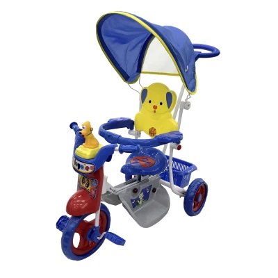 MoonBaby MB-3101DP Tricycle (Blue-Yellow)
