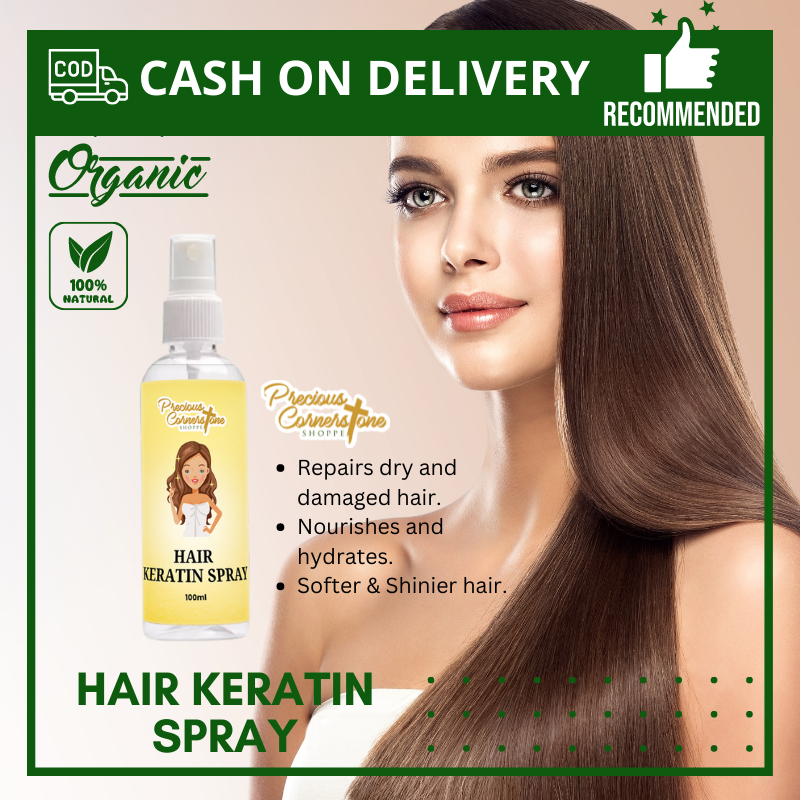 PCS Organics Hair Keratin Treatment Spray 100ml for Damaged Hair