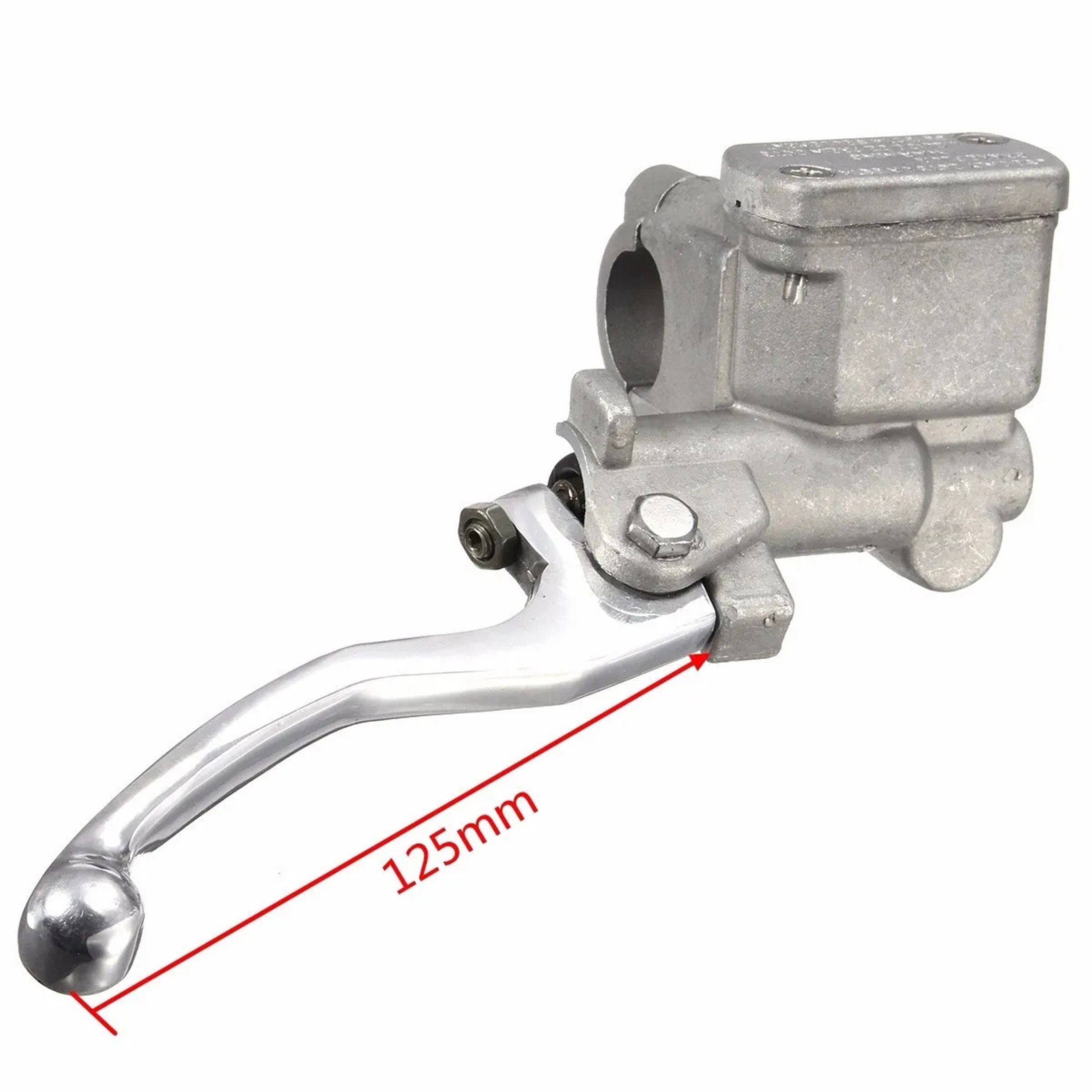 Terisass Motorcycle Brake Lever Pump, Front Right Aluminium Alloy