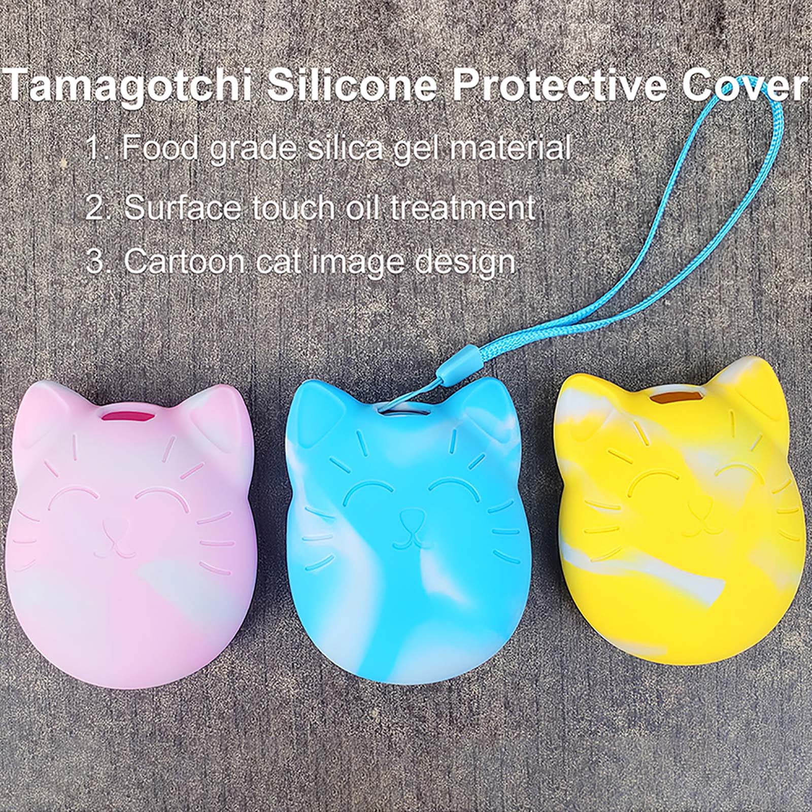 Protective Cover Shell Silicone Case Pet Game Machine Cover for Tamagotchi Cartoon Electronic Pet Game Machine Walmeck 