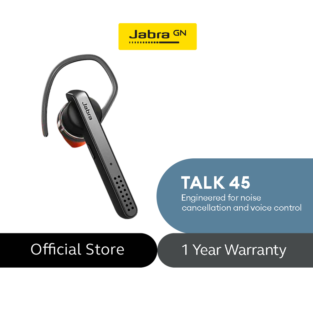 Jabra Talk 45 For Noise Cancellation  Voice Control With Car Charger  Lazada PH