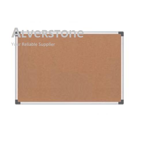 Large Bulletin Cork Board, with Silver Aluminum Frame, 36 x 60 inches