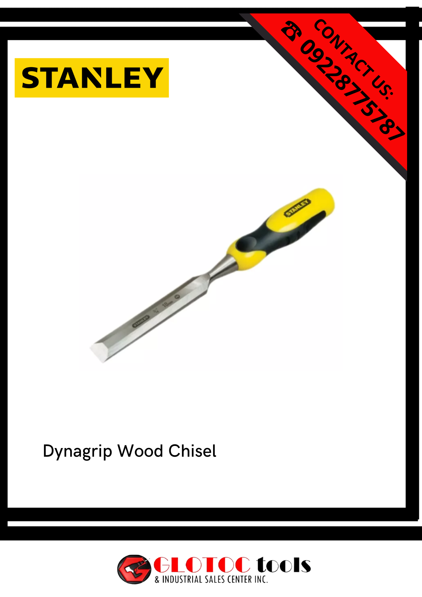 Stanley 0-16-874 Scalpello Per Legno Dynagrip 15 Mm – Lama Forgiata E Impugnatura Ergonomica - 3