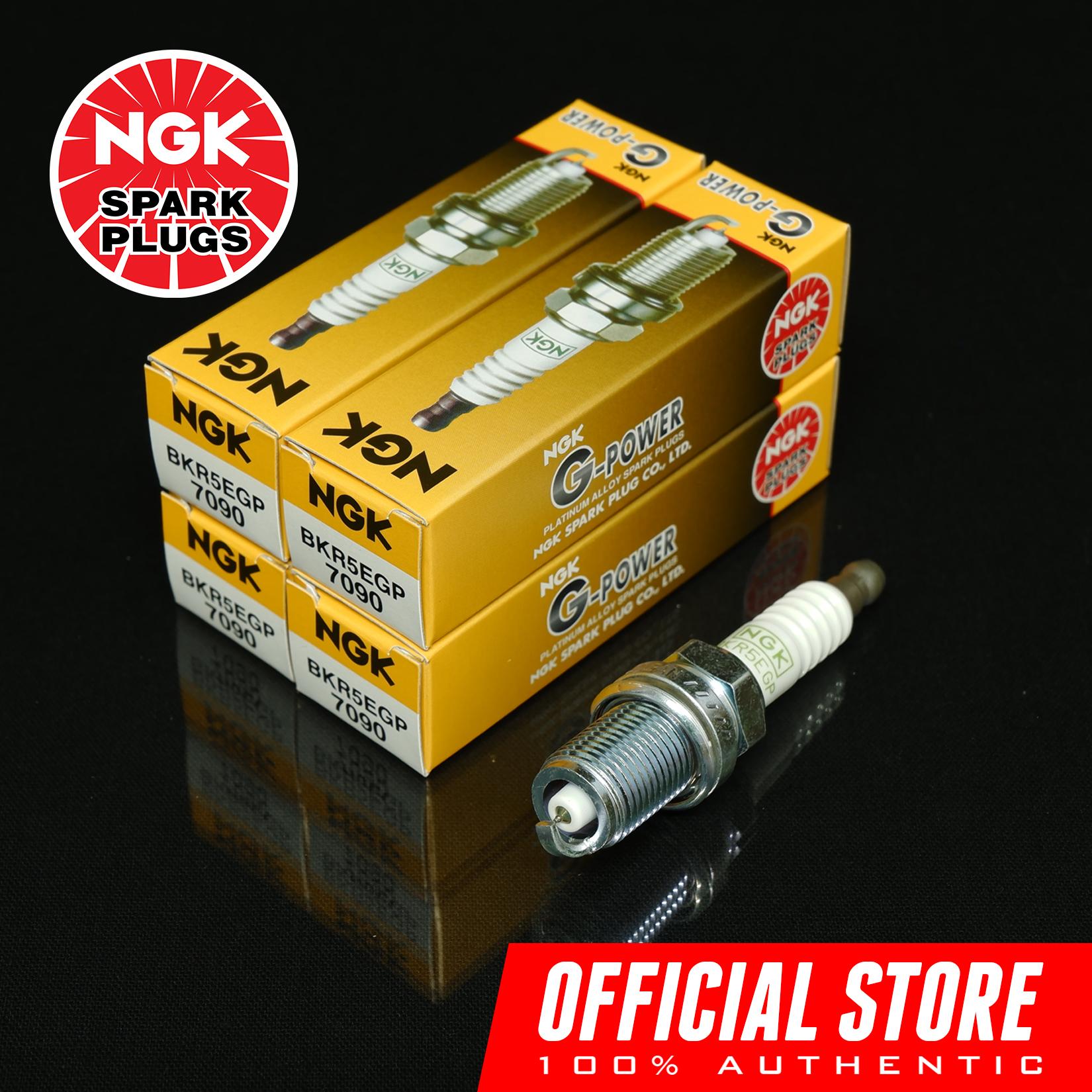 RoadFit NGK BKR5EGP GPower Platinum Spark Plugs For Toyota, Mitsubishi