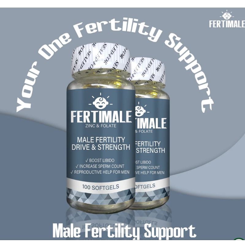 FERTIMALE ZINC FOLATE MALE FERTILITY DRIVE STRENGTH BOOST LIBIDO INCREASE SPERM