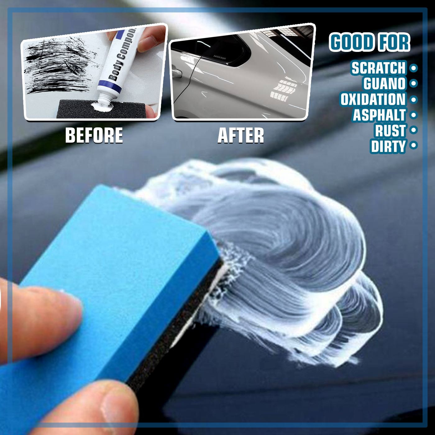 Car Scratch Removal Kit Car Scratch Wax Remover Body Compound Paste
