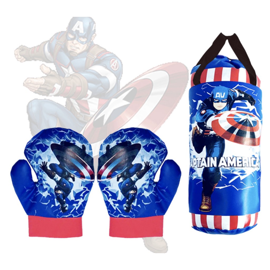 Spiderman,Captain America Boxing bags And Boxing Gloves Lazada PH