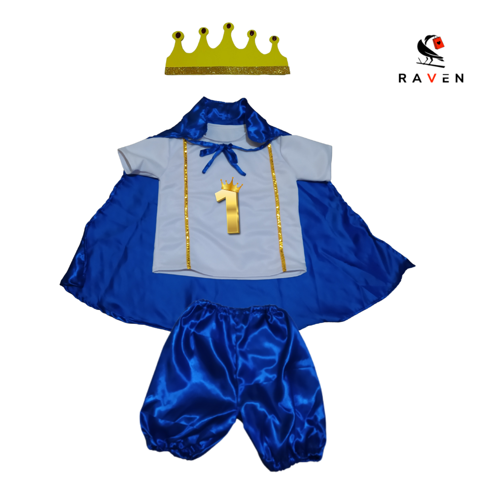 ROYAL PRINCE Milestones Kids Birthday Fashion Trendy Costume Pictorial