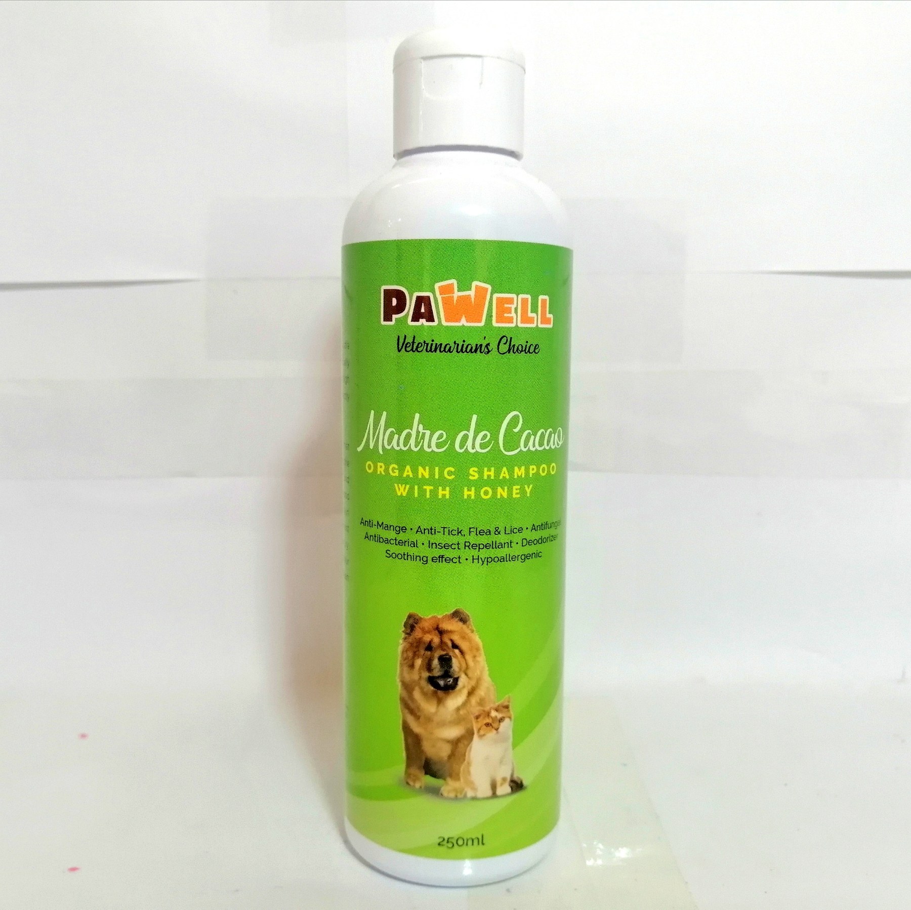 [VETKLIX II] Pawell Madre de Cacao Organic Shampoo with Honey 250 ml