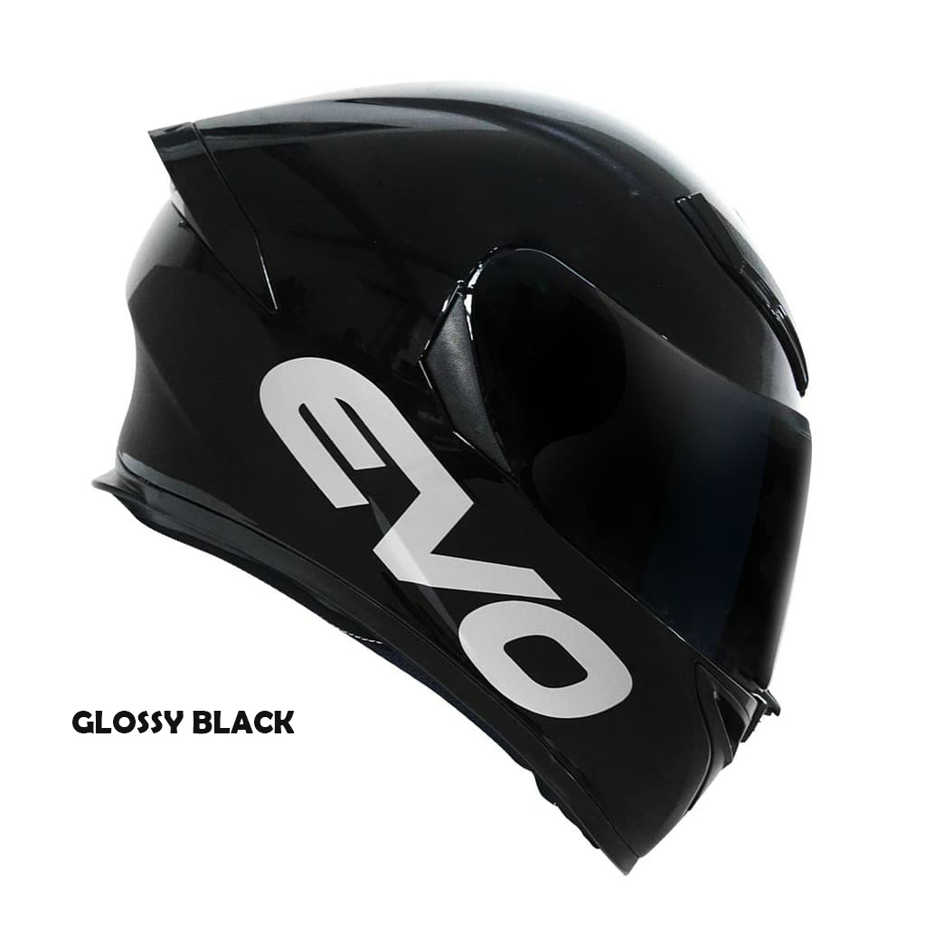 Evo Gsx3000 Plain Full Face Dual Visor 