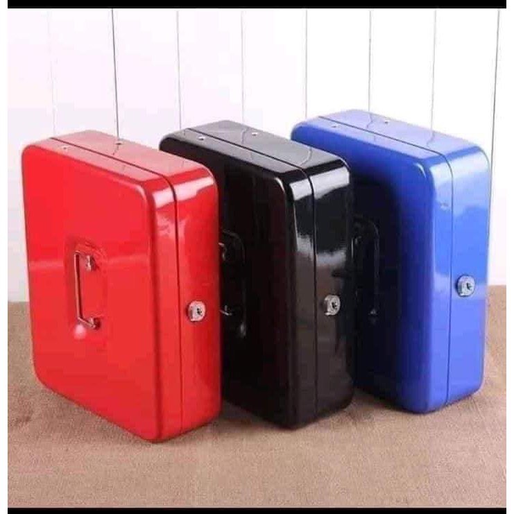 Metal Cash Box Drawer Cashier Safety Box Lock Big Size Secure you Money ...