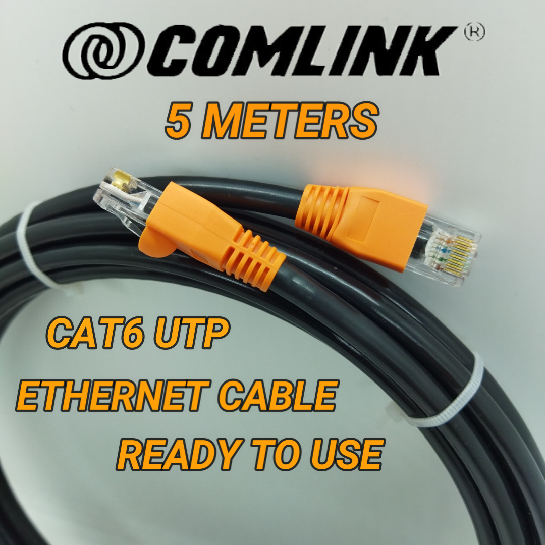 5M CAT6 Lan Cable 5 Meters COMLINK Outdoor UTP Patch Cable