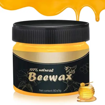 V-online Shop Wood Seasoning Beewax Complete Solution Furniture Care Beewax wood polisher beewax funiture polish Beewax Wood Furniture Wax Polish Polishing Beewax 100% Pure Natural Bee Wax Good Quality Cleaning and Protecting Wooden Furniture Non Toxic ..