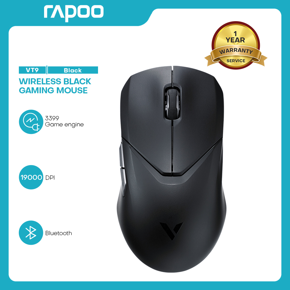 Rapoo VT960S/VT9 OLED Display Dual-mode Wireless RGB Gaming Mouse V+ ...