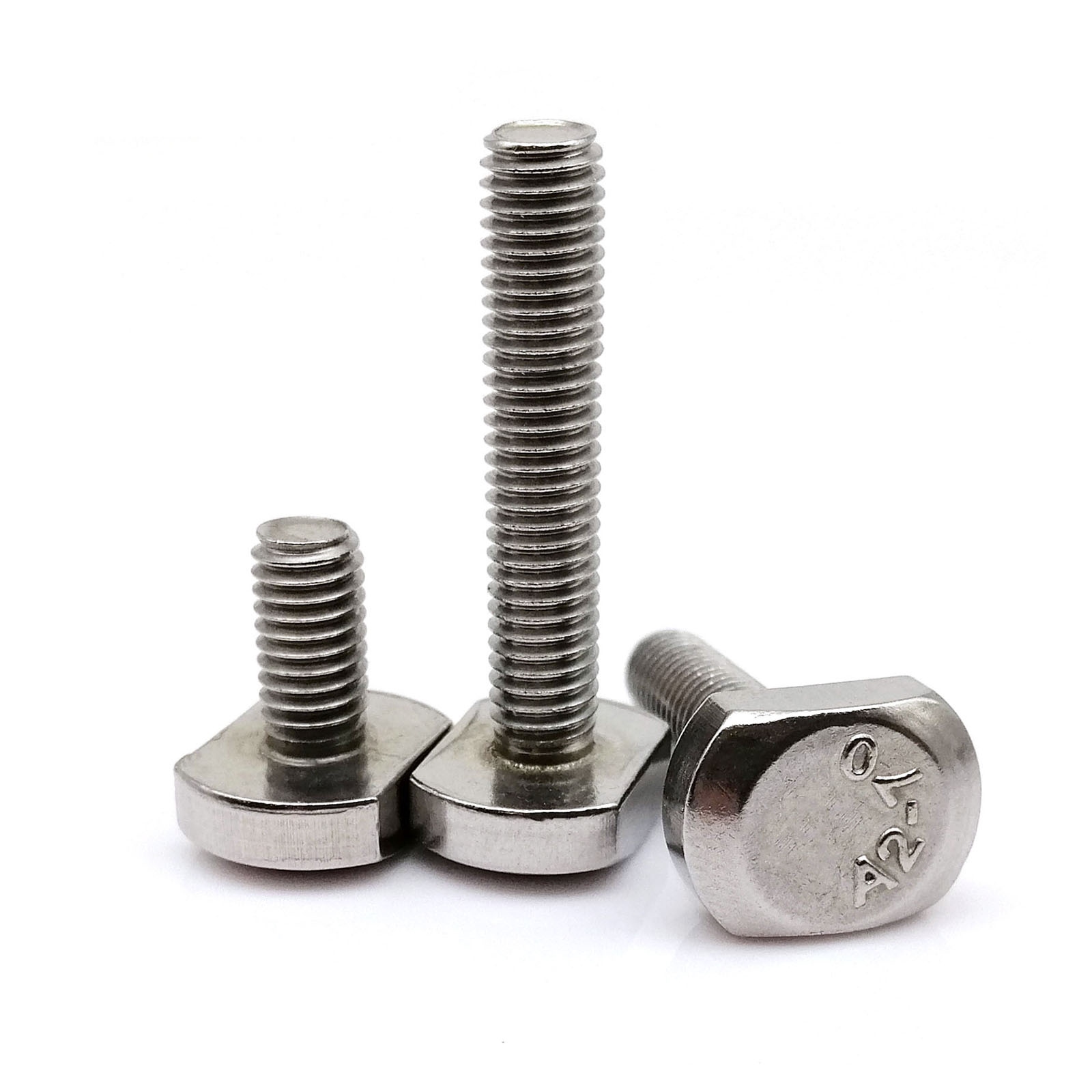 M6 M8 M10M12 304 Stainless T Bolts for T-Slot T Head Slot Bolt hammer head Screw 