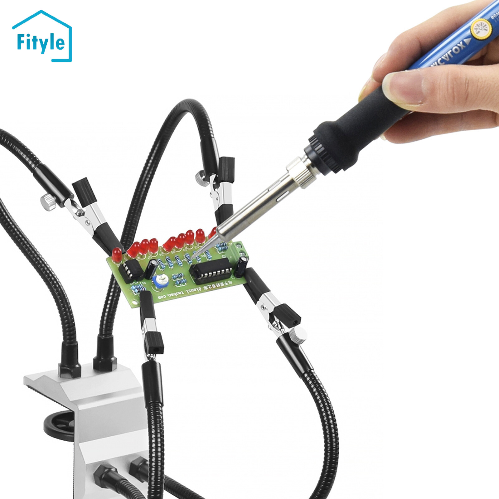 Fityle Soldering Station Holder PCB Fixture Welding Repair Soldering