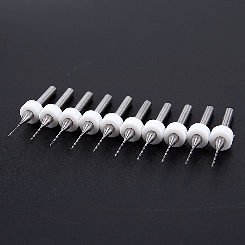 10pcs/Set 0.8mm High Quality PCB Print Circuit Board Carbide Mini Drill Bits Tool