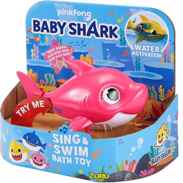 swimming baby shark toy