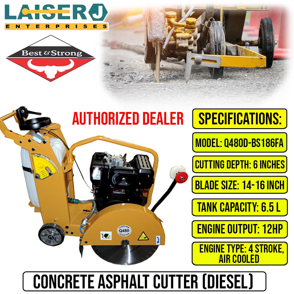 CONCRETE ASPHALT CUTTER (DIESEL) Q480DBS186FA Lazada PH