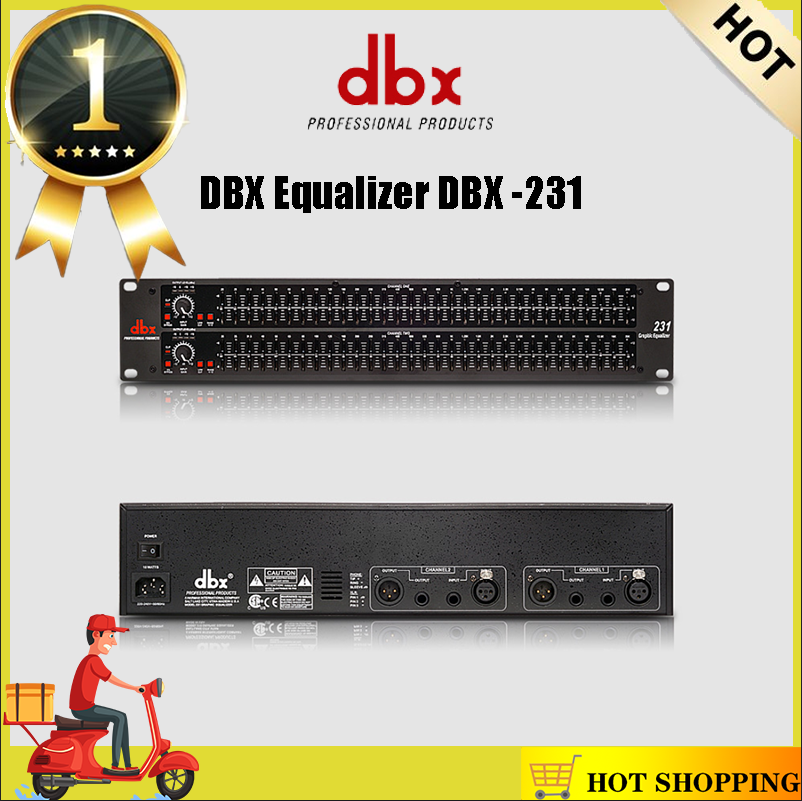 【Spot】DBX Equalizer dbx 231 Dual channel 31 band 2 series Graphic