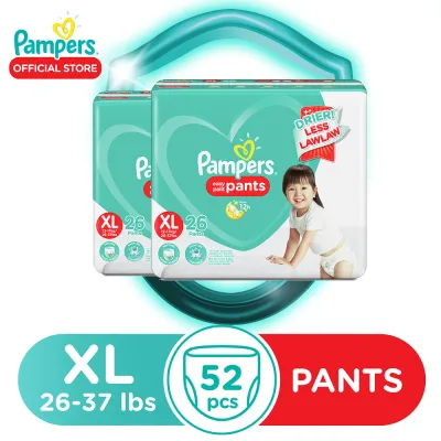 Pampers Baby Dry Diaper Pants Extra Large 26 x 2 packs (52 diapers)