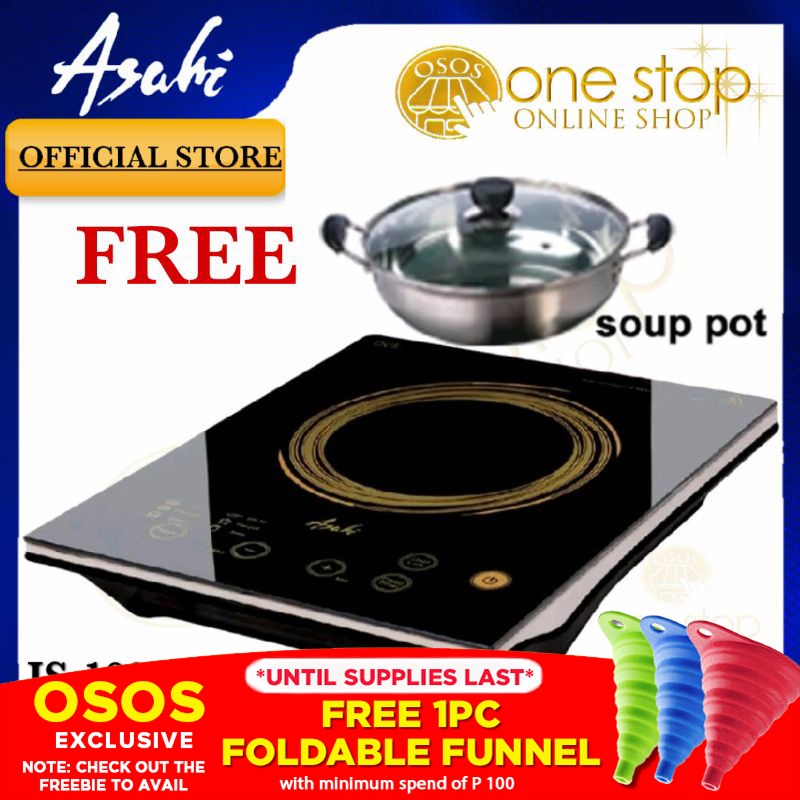 Asahi Original Electric Induction Stove Induction Cooker with Pot IS