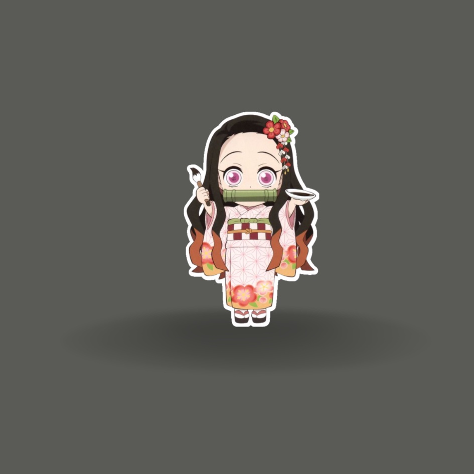 Kimetsu No Yaiba Chibi Vinyl Stickers 2.65 inches - Nezuko - Tanjiro -  Zenitsu - Waterproof HQ