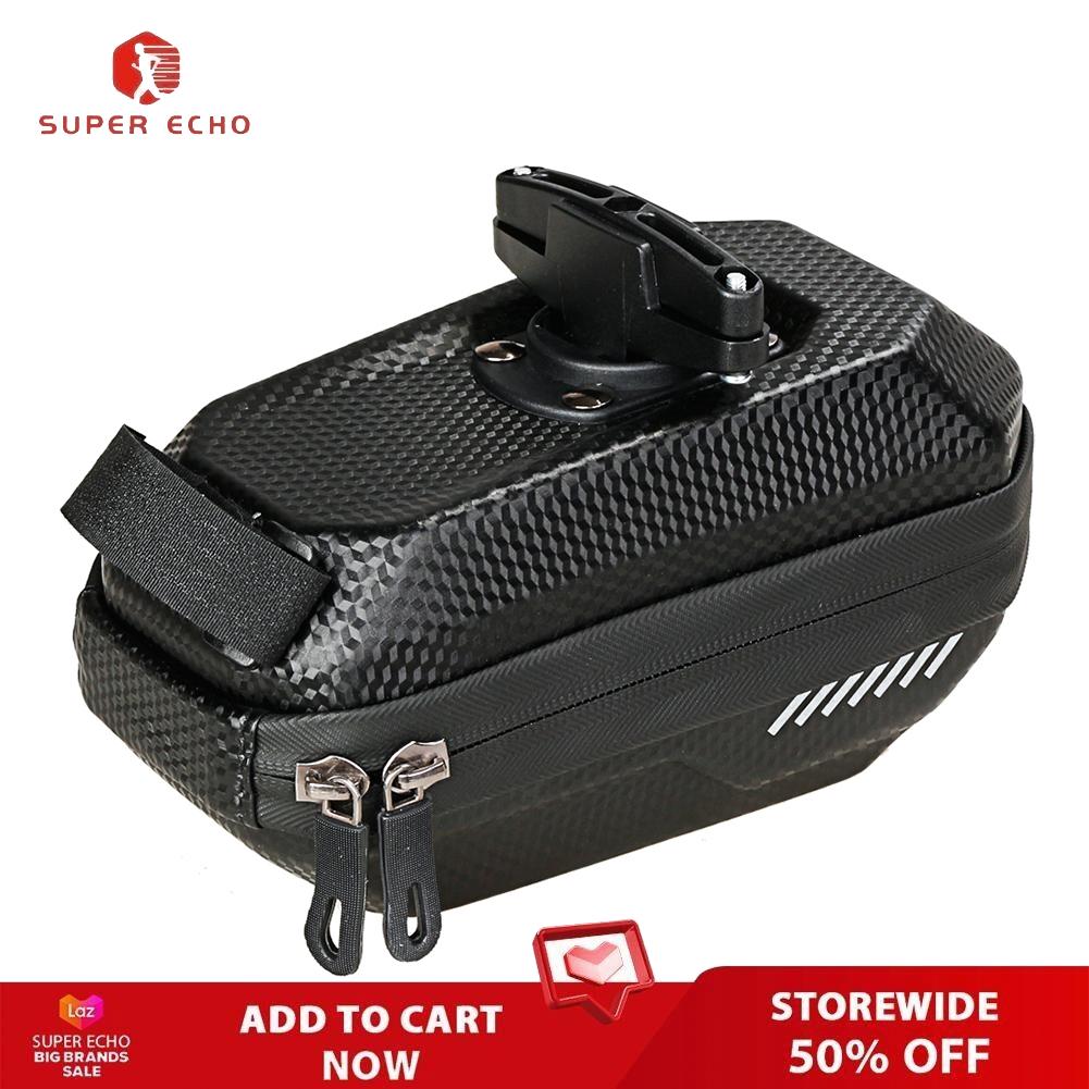 [50 OFF] EVA Hard Shell Saddle Bags HighCapacity Carbon Pattern Bike